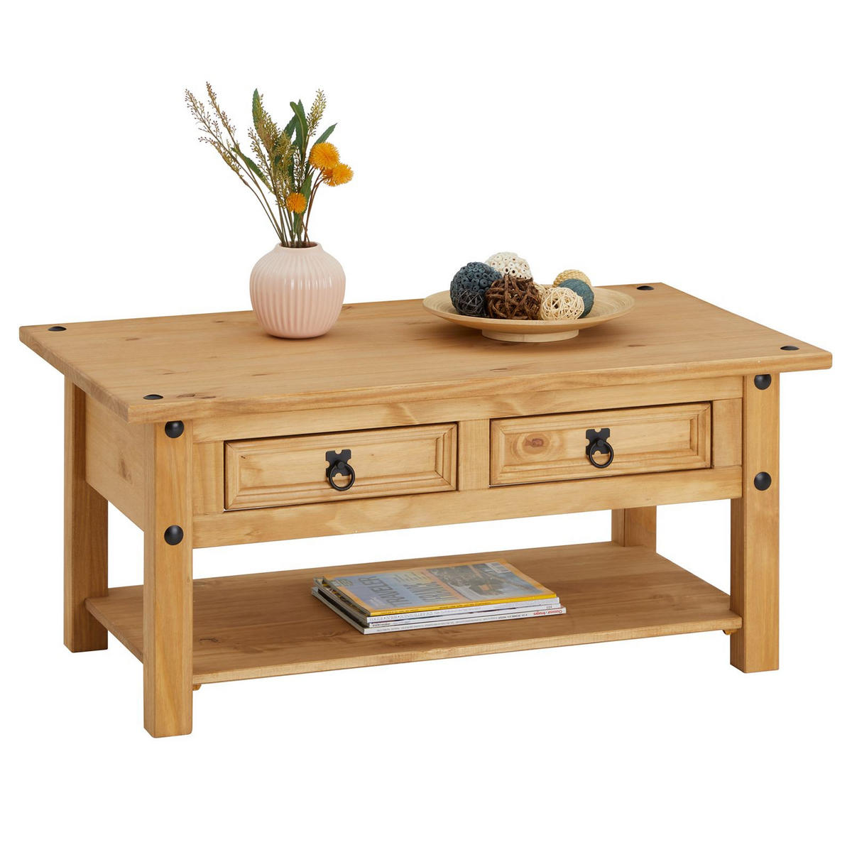 COUCHTISCH SALSA - Naturfarben, Holz (60/100/46cm) - CARO-Möbel