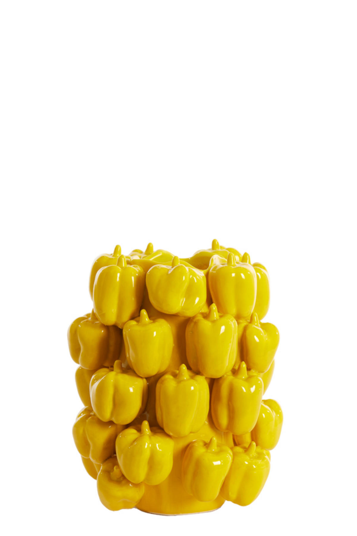 VASE Paprika Gelb Ø23,5/32,5 cm - Gelb, Keramik (32.5cm) - Light & Living