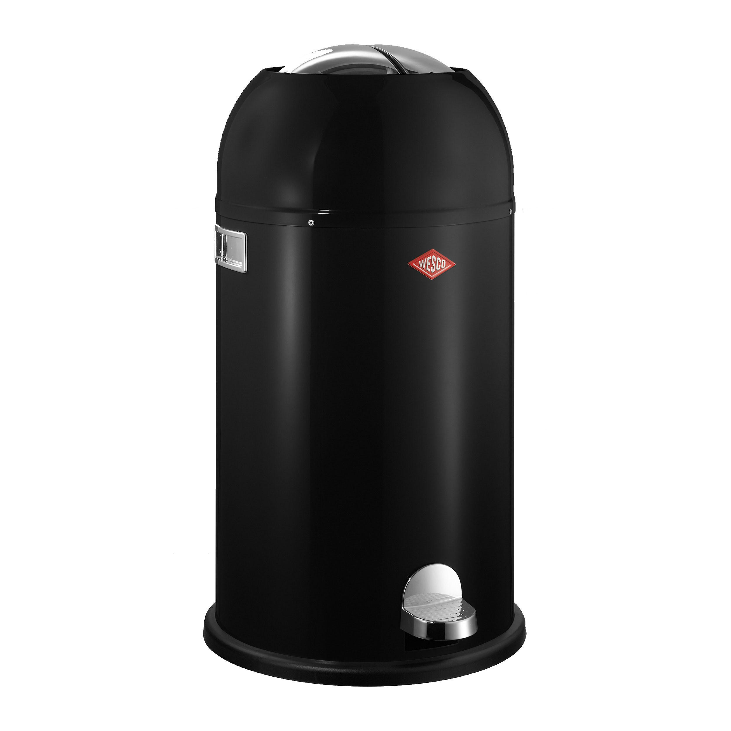 Wesco Mülleimer Schwarz 37.5x69x37.5 cm
