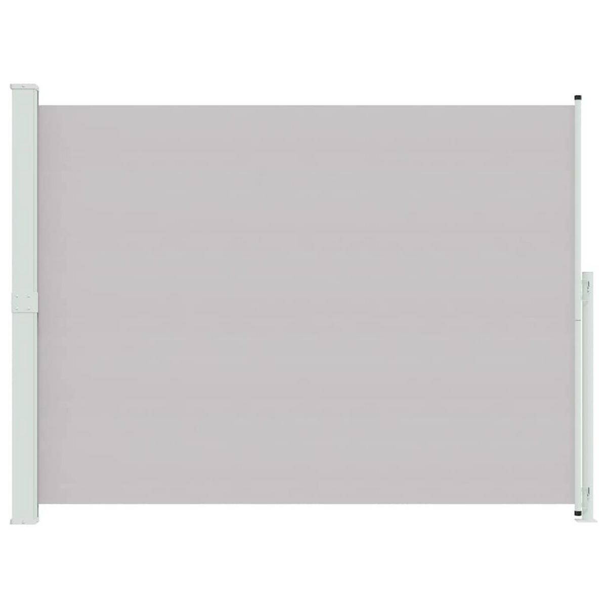 SEITENMARKISE Ausziehbar 220/300 Cm Grau - Grau, Textil (220/300cm) - vidaXL