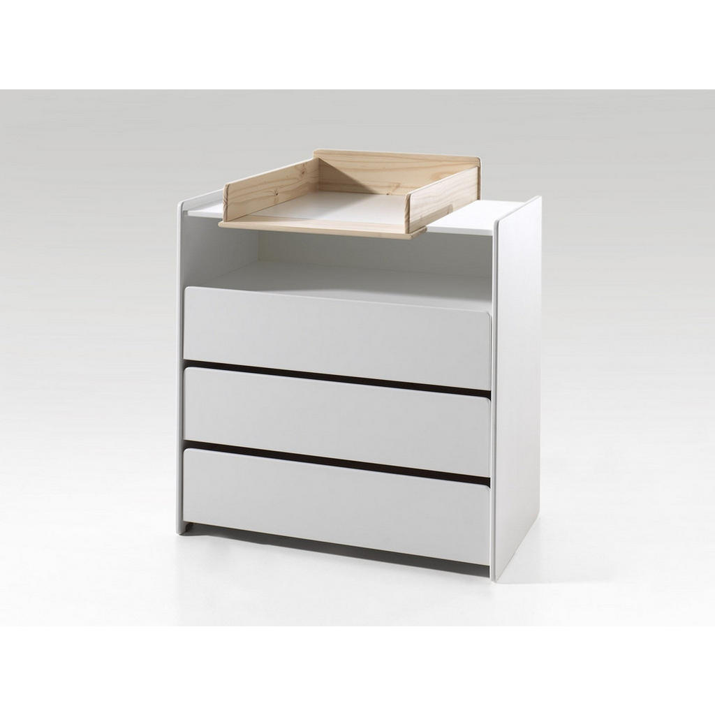 Thumbnail - 58aufmkessel Schubladenkommode, Weiß, Holzwerkstoff, 90x92x47 cm, Wohnzimmer, Kommoden & Sideboards, Kommoden