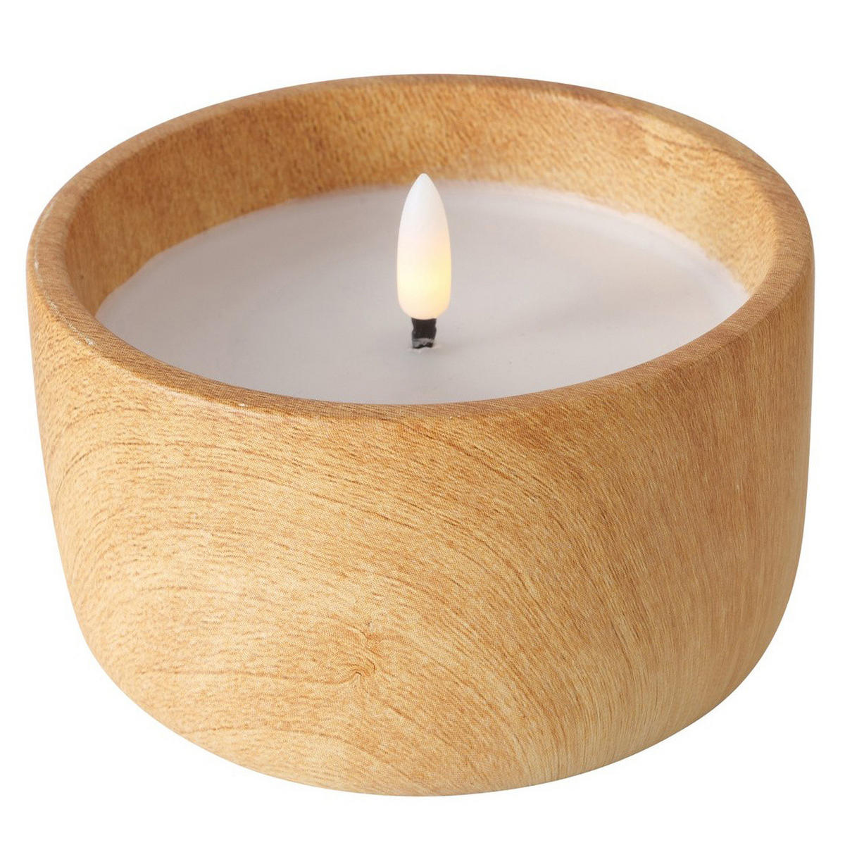 WACHSKERZE LED Yuna 8 cm - Beige, Paraffin (12/12/8cm) - Boltze Home