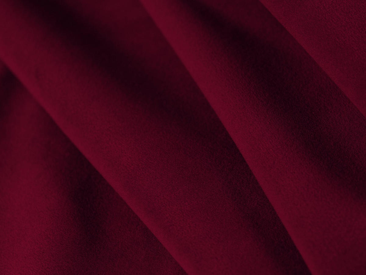 PANORAMASOFA links Mamaia aus Samt rot 7 Sitzplätze - Rot, Textil (256/75/327cm) - Micadoni