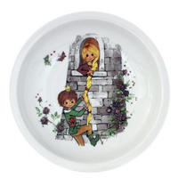 KINDER Teller tief 20 cm Rapunzel - Multicolor, Keramik (20/3.8/20cm) - Eschenbach