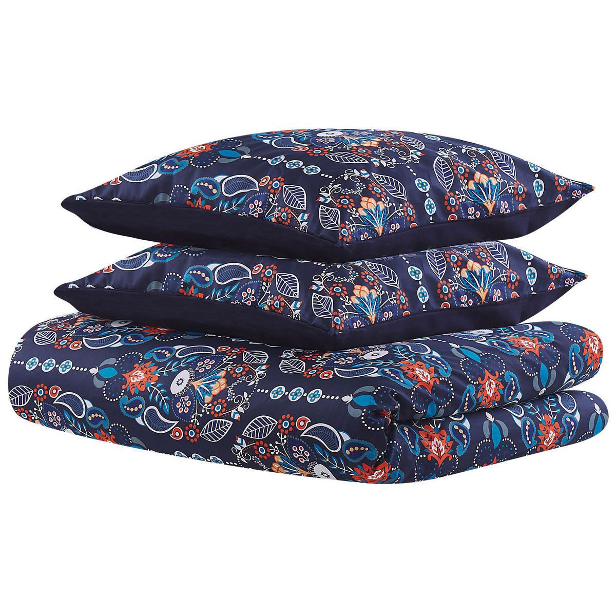 BETTWÄSCHE SET Madrona 135x200 cm - Blau, Textil (135/200cm) - Beliani