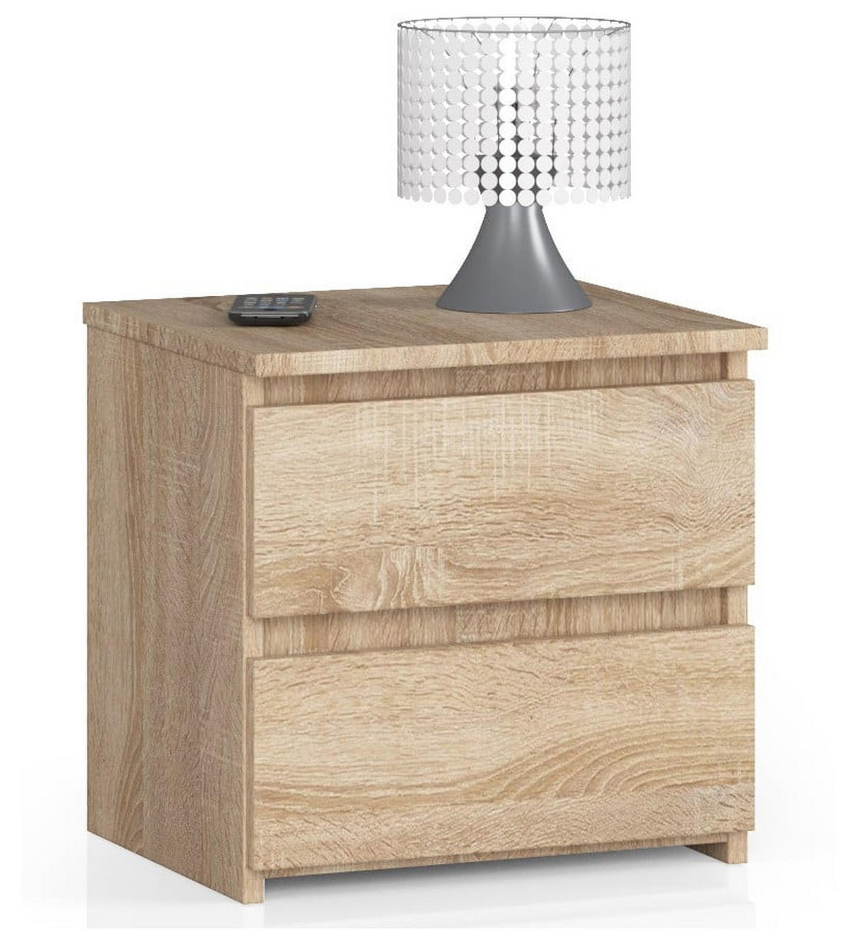 NACHTSCHRANK CL2, Sonoma, 40x35x40 cm - Sonoma Eiche, Holz (40/40/35cm) - Milordbikes