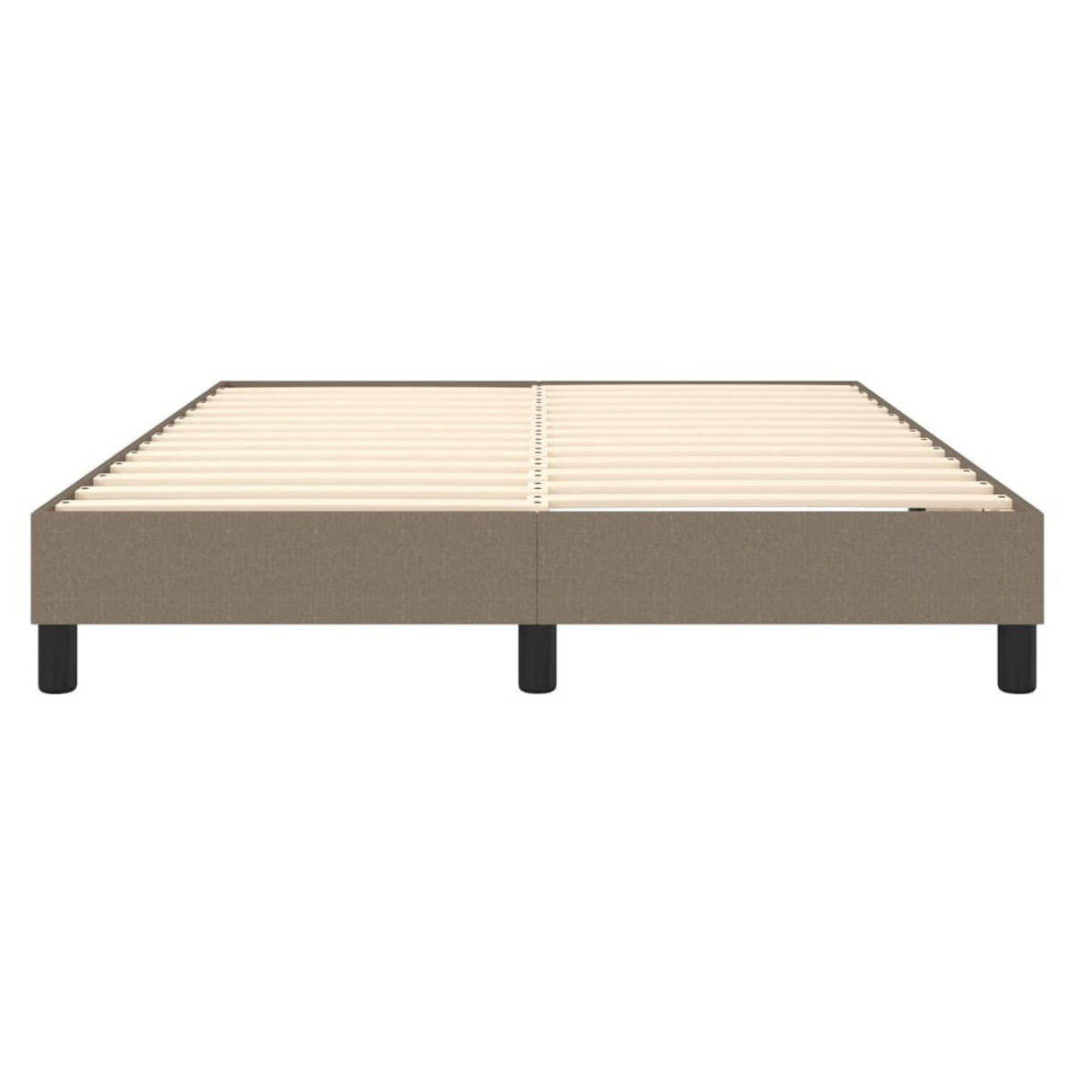 POLSTERBETT Quinlan 140/193 cm - Taupe, Holzwerkstoff (140/190cm) - Nettlife