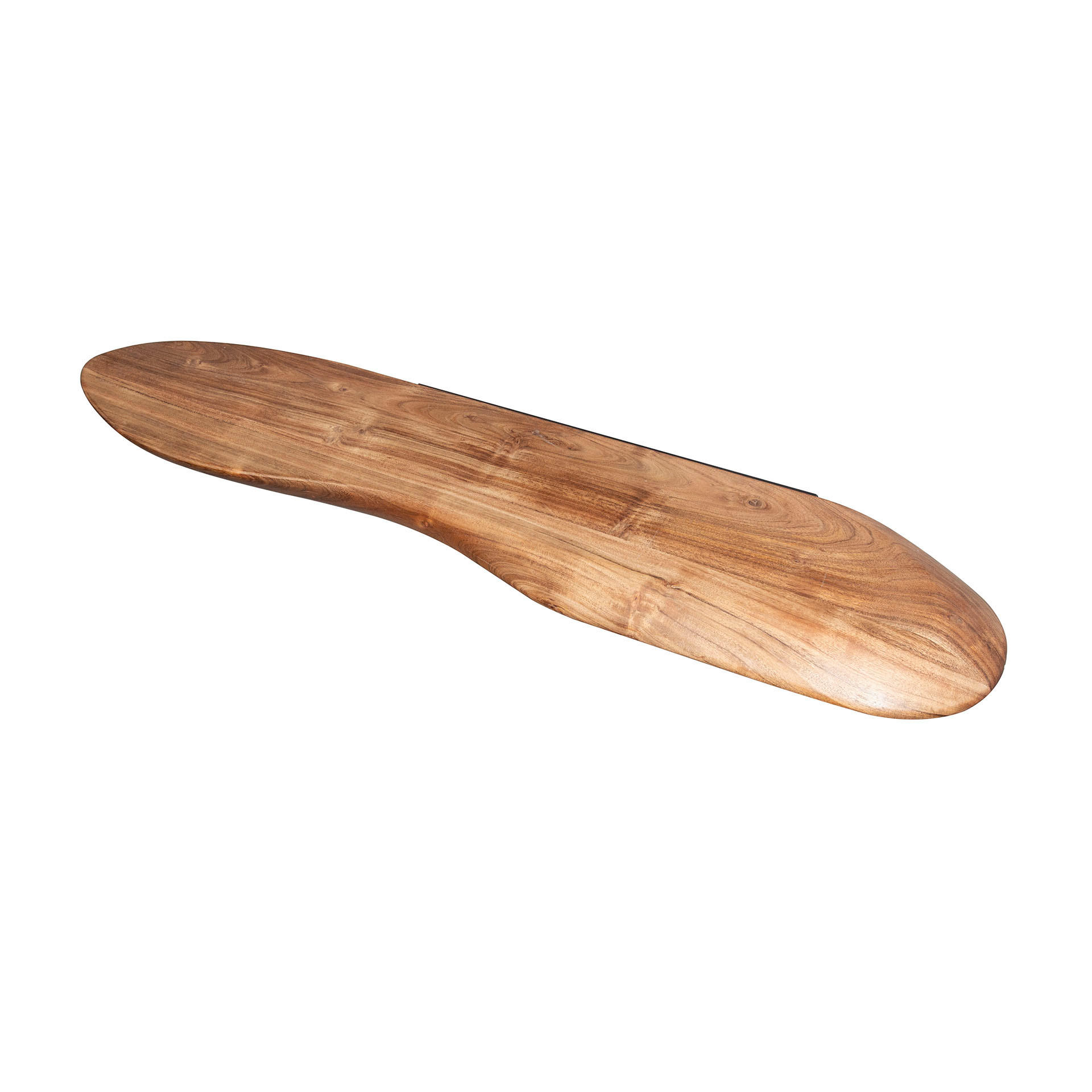WANDREGAL Kim Braun 20/90/ 4 cm - Braun, Holz (90/4/20cm) - Hoyz Collection