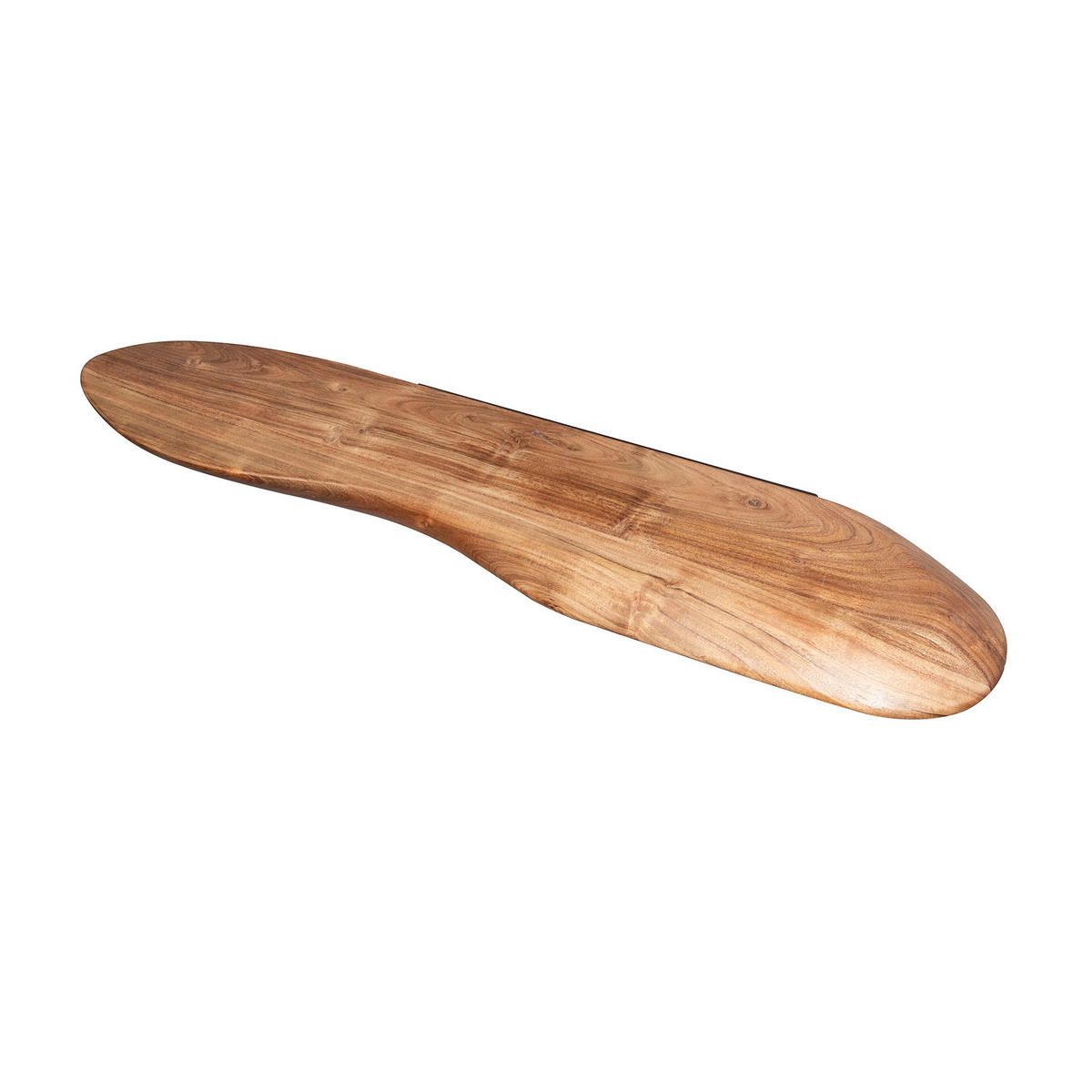 WANDREGAL Kim Braun 20/90/ 4 cm - Braun, Holz (90/4/20cm) - Hoyz Collection