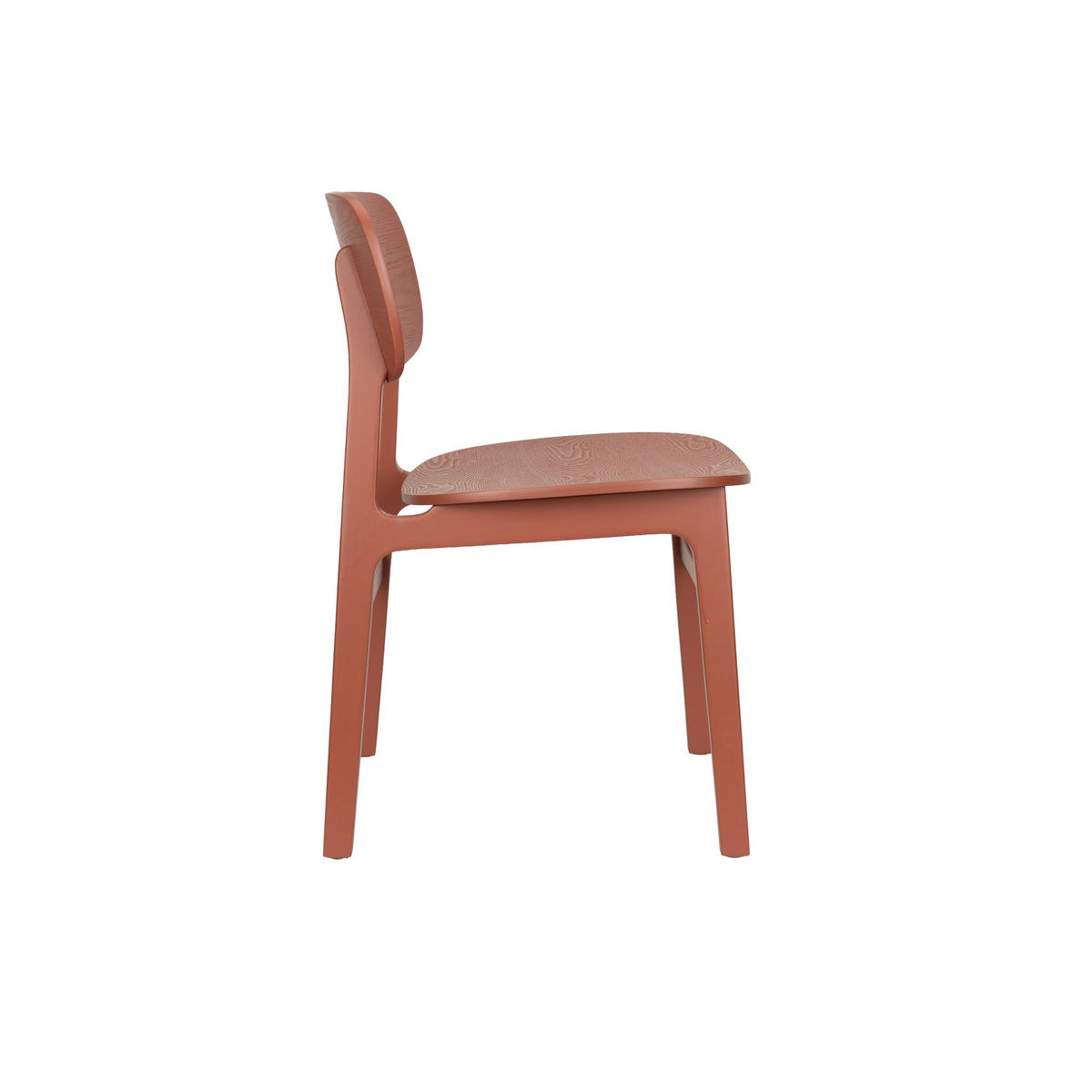 ESSZIMMERSTÜHLE Fleur Rot - 2 er Set - Rot, Holzwerkstoff (46.5/81/54.5cm) - Zuiver