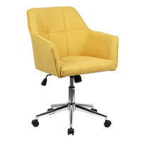 DREHSTUHL JAKE Stoffbezug gelb - Gelb, Textil (61/95/57cm) - SVITA