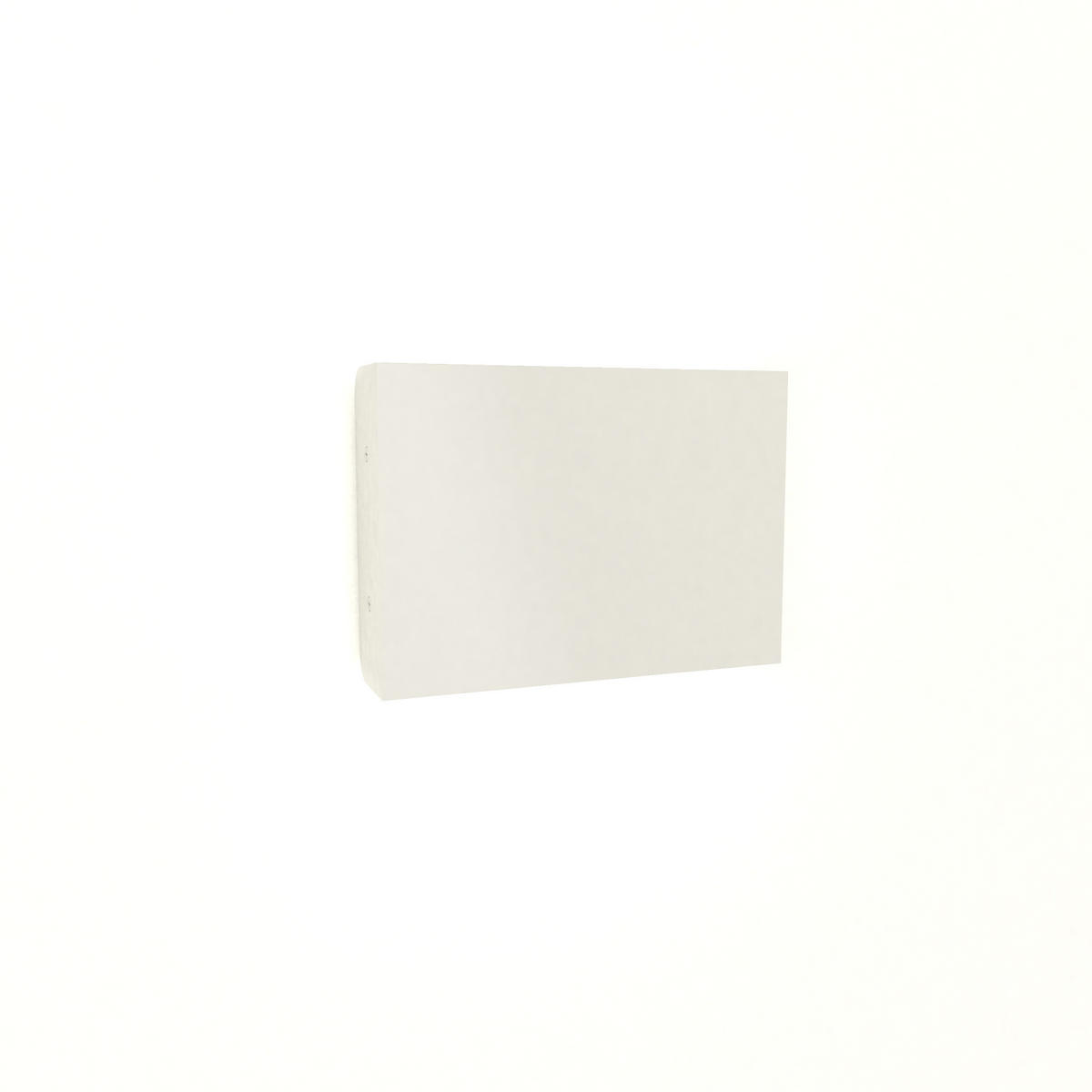 LED-WANDLEUCHTE - Weiß Hochglanz, Metall (3.6/15.4/11cm) - Lumicom