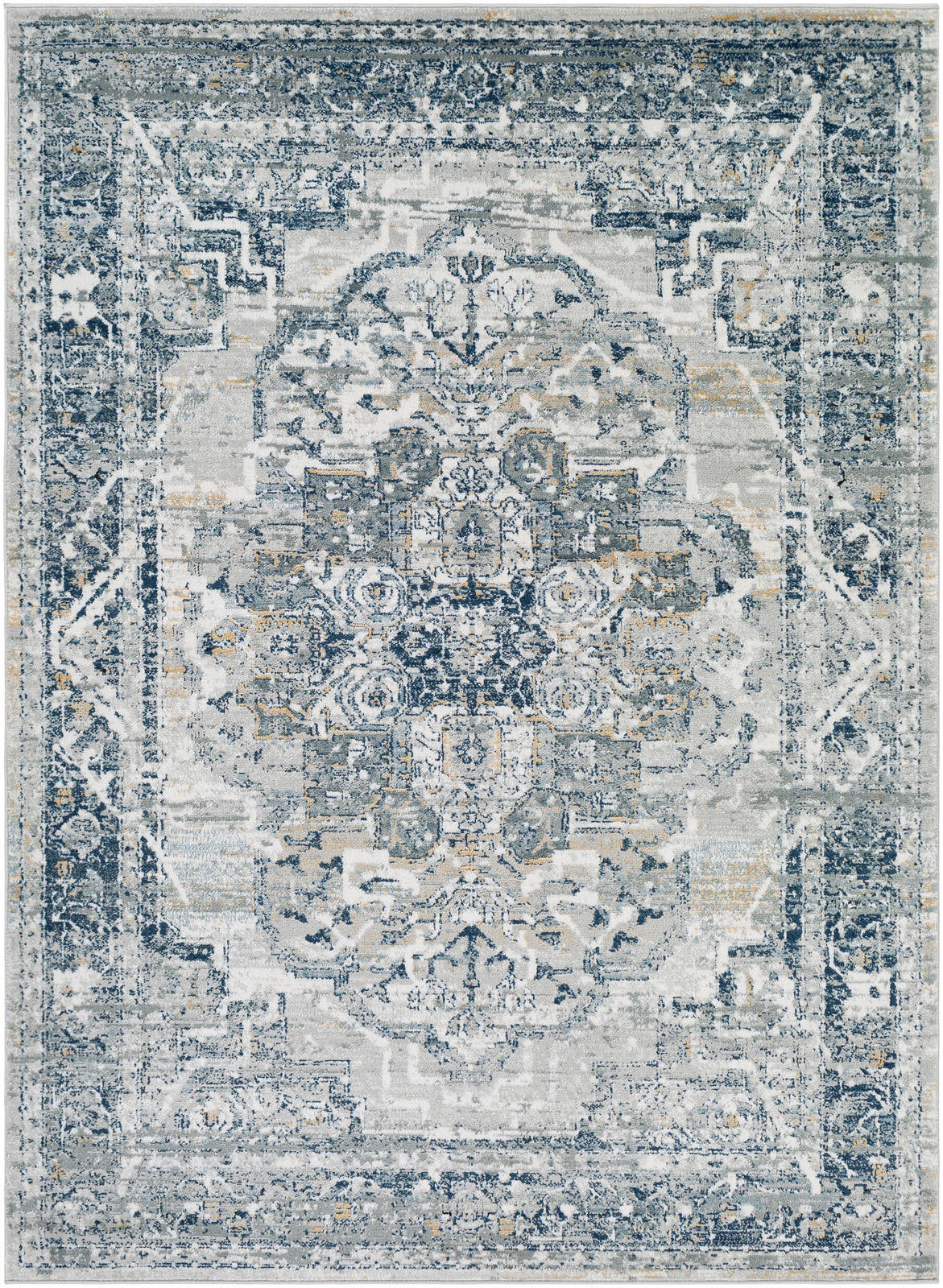 VINTAGE-TEPPICH 160/220 cm Grau - Grau, Naturmaterialien/Textil (160/220cm) - LIVABLISS