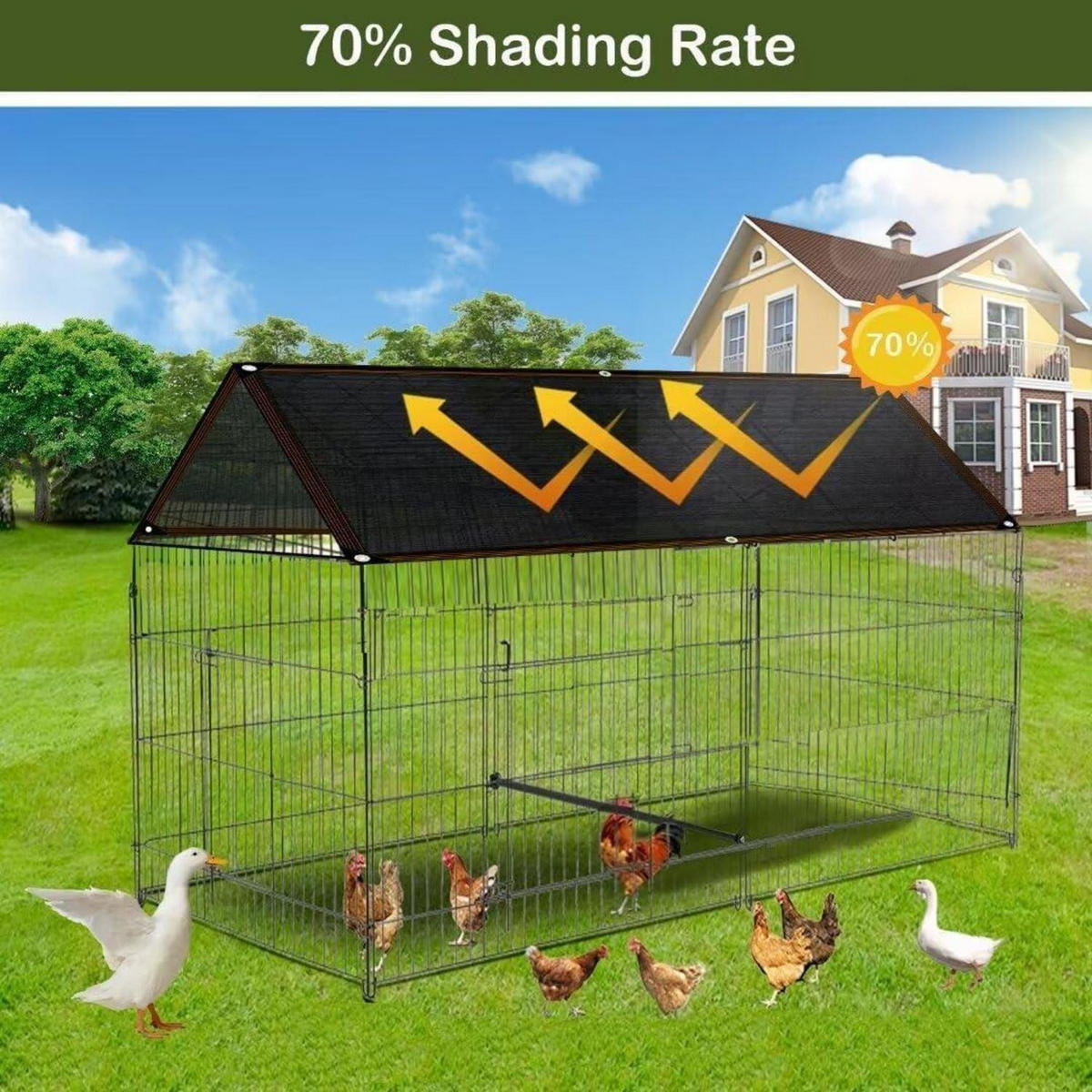 SONNENSEGEL Rechteckig 3 x 4 m Schwarz - Schwarz, Kunststoff (400/300cm)