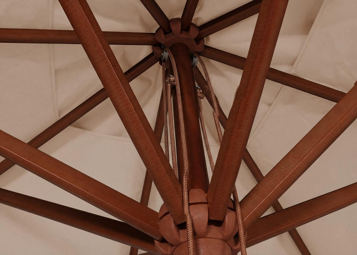 SONNENSCHIRM C57B Creme - Creme, Textil (300/300cm) - MCW