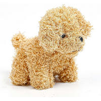 STOFFTIER 3er Set Hunde mit Schlüsselanhänger 12 cm - Multicolor, Textil (12/12cm)