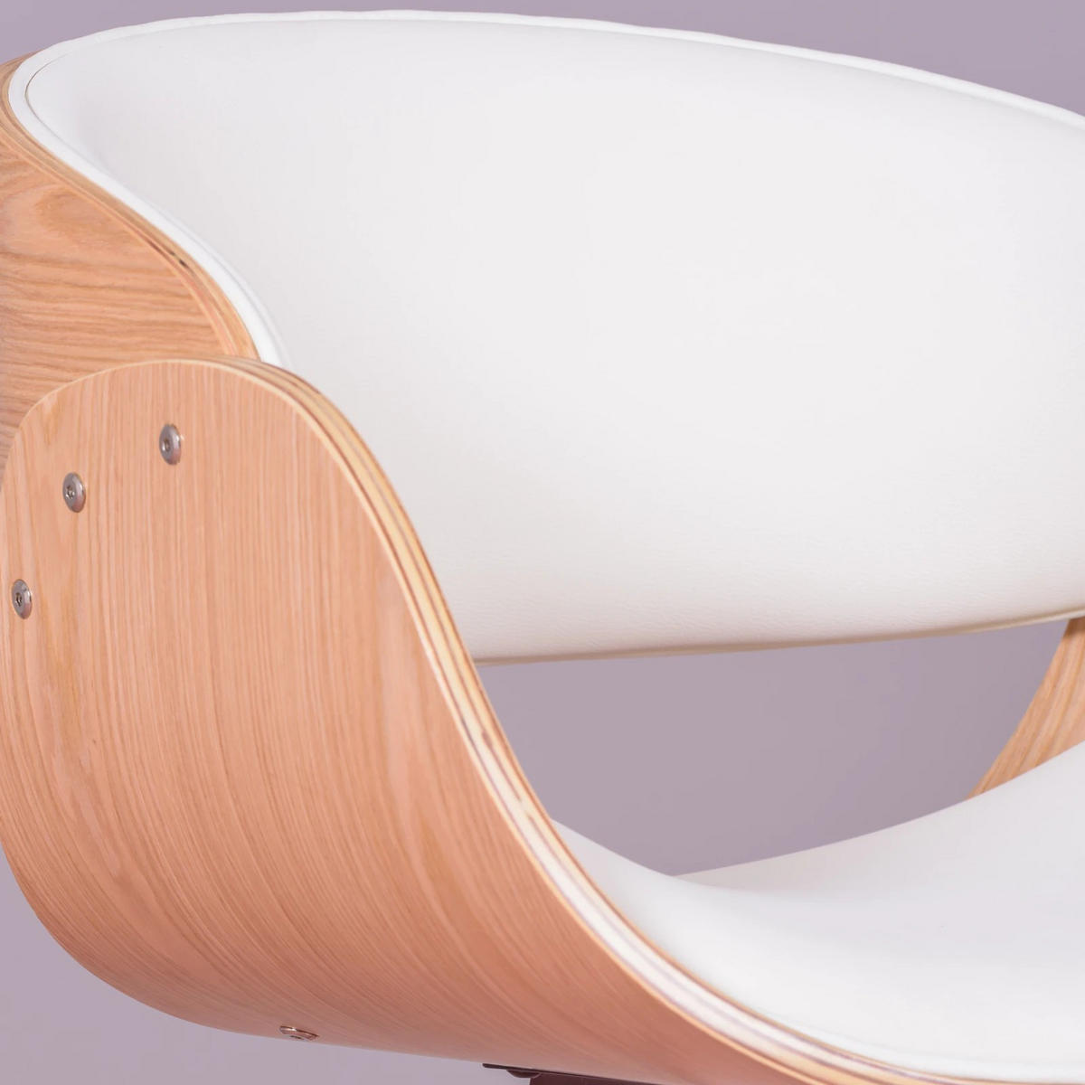 SCHREIBTISCHSTUHL Holz Weiß - Weiß, Holz (61/76/61cm) - Nest Dream