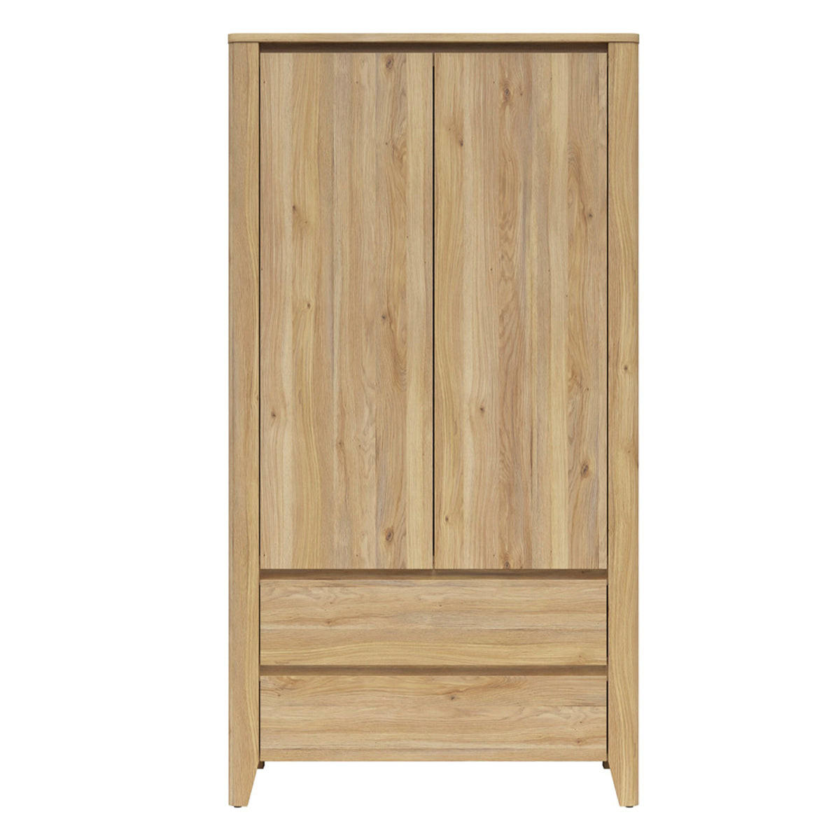 SKŘÍŇ 2DVEŘOVÁ Samara Dřevo - hnědá, kompozitní dřevo (106.5/200/56.5cm) - Petits-meubles