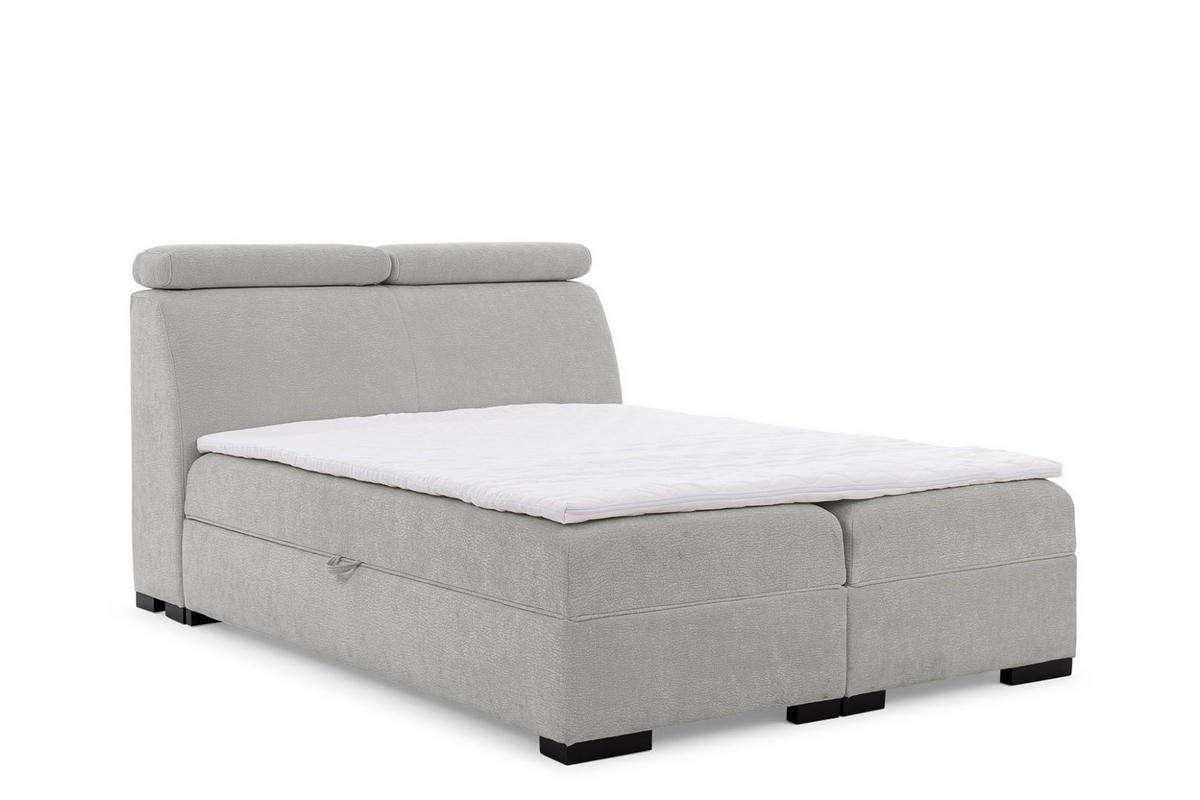 BOXBETT Nestor Dress Me Set.1 - Hellgrau, Holzwerkstoff/Textil (120/200cm) - Fun Möbel