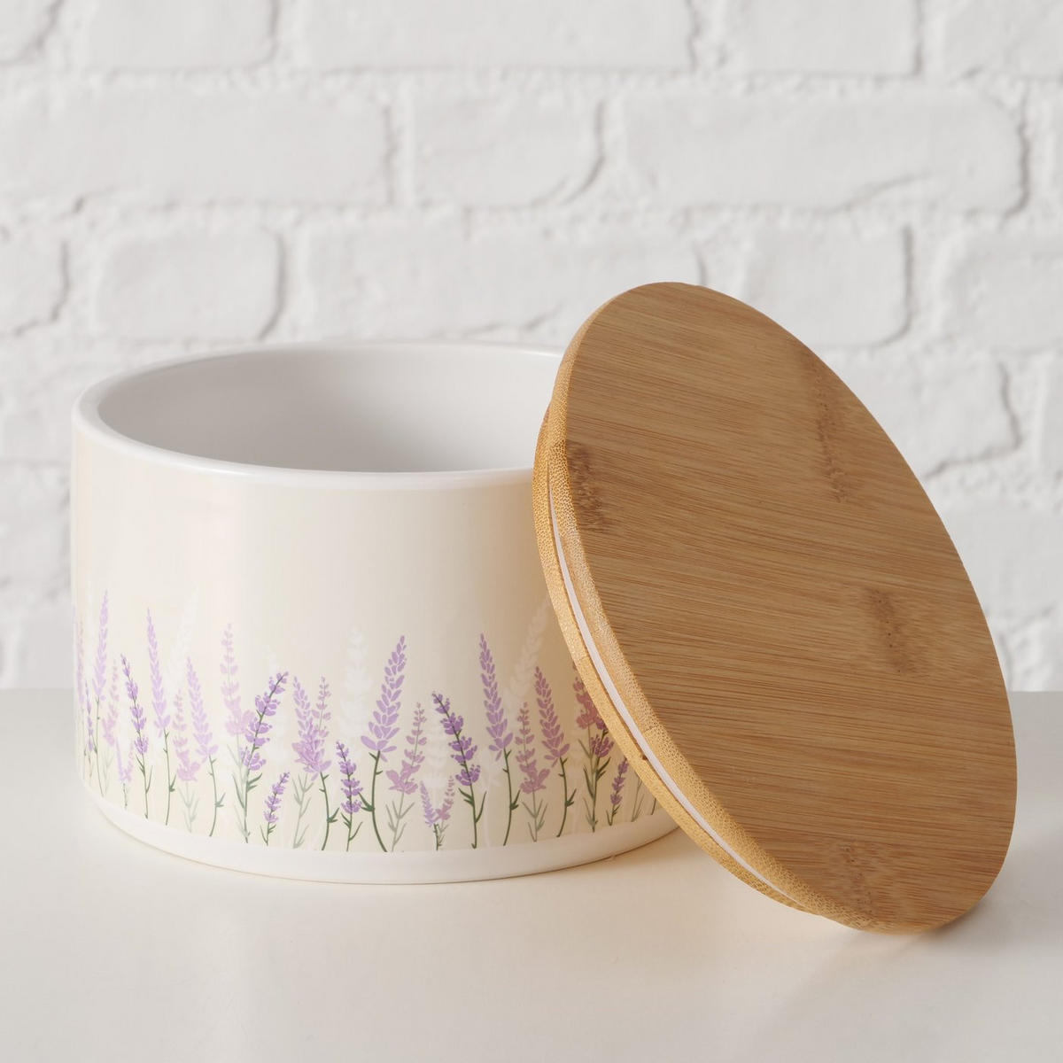 KERAMIKBEHÄLTER Lavander Ø 16 cm - Multicolor, Keramik (16/10.5/16cm) - Boltze Home