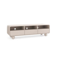 RTV-SCHRANK Alvion Kaschmir, mit abgerundeten Kanten und Kugelfüßen - Kaschmir, Holzwerkstoff (160/44/39cm) - Bettso