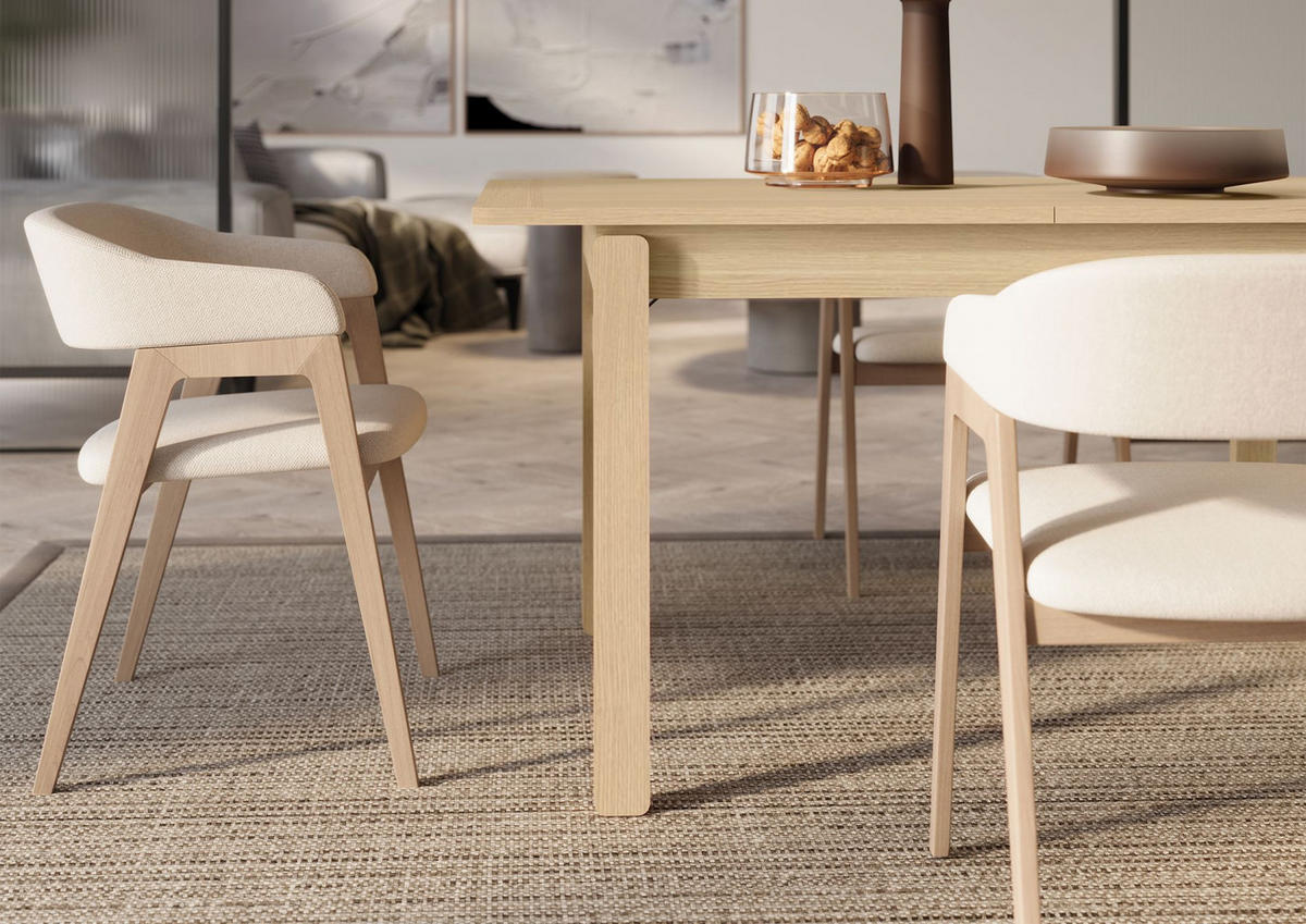 ESSTISCH Plot ausziehbar Helle Eichenholzoptik, 149 x 269 x 85 cm - Beige, Holz/Holzwerkstoff (85/149/77cm) - Selsey