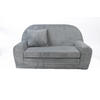 KINDERSOFA MINI aus Kuschel-Cord in Hellgrau - Hellgrau, Textil (78/45/40cm) - Fortisline