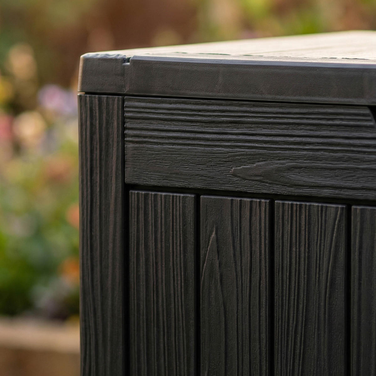 GARTENBOX 272L Schwarz - Schwarz, Kunststoff (114/57.5/46.3cm) - Akord