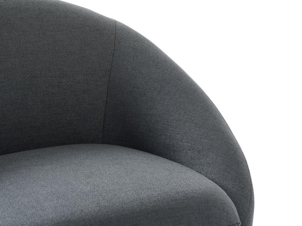 DREHSESSEL - Stoff - Grau - LACARA II - Grau, Textil (78/70/88cm) - Vente-Unique