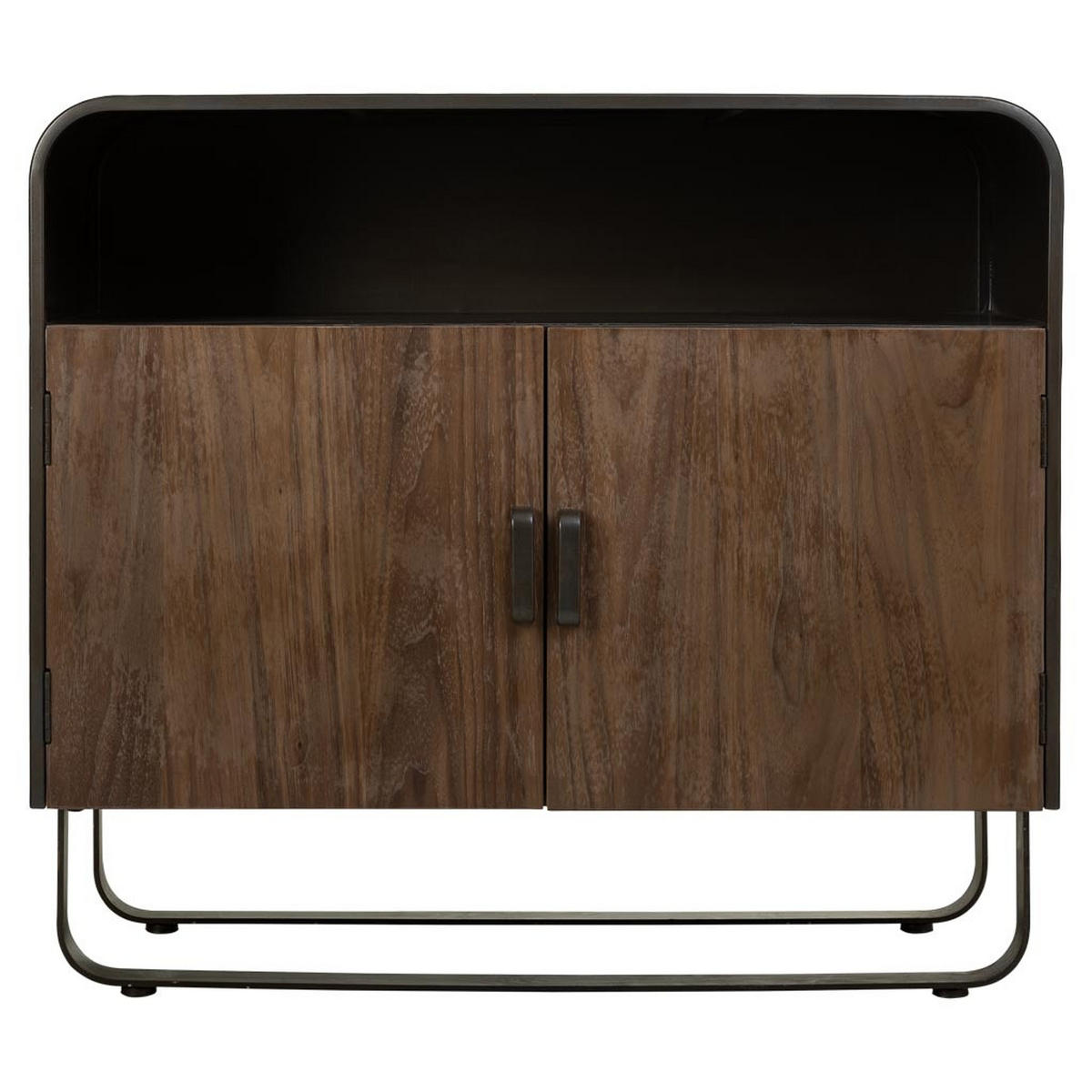 ANRICHTE aus Holz und Metall 90x44x80 cm - Braun, Metall (90/80/44cm) - Wanderlust