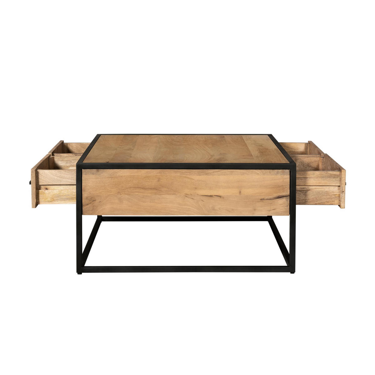 COUCHTISCH Dakota Braun 80/80/40 cm - Braun, Holz (80/80/40cm) - Starfurn