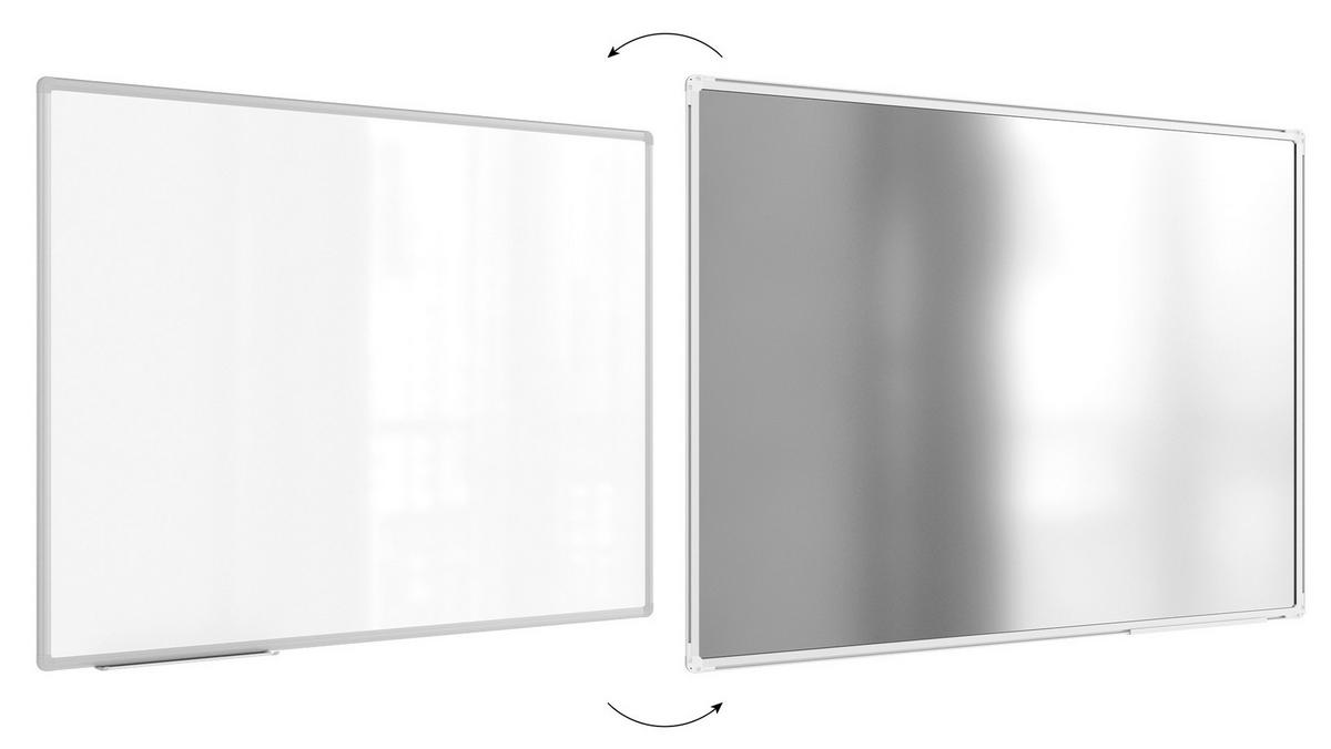 WHITEBOARD Magnetisch - PREMIUM EXPO Alurahmen 100x80cm - Weiß, Metall (100/80/1.6cm) - ALLboards
