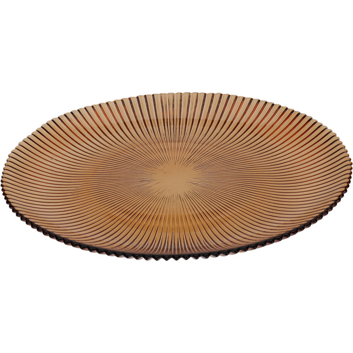 DESSERTTELLER Amber Ø 21 cm - Orange, Glas (21cm) - Home Styling Collection