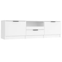 TV-SCHRANK Weiss 140/35/40 Cm Holzwerkstoff - Weiß, Holzwerkstoff (35/40/140cm) - vidaXL