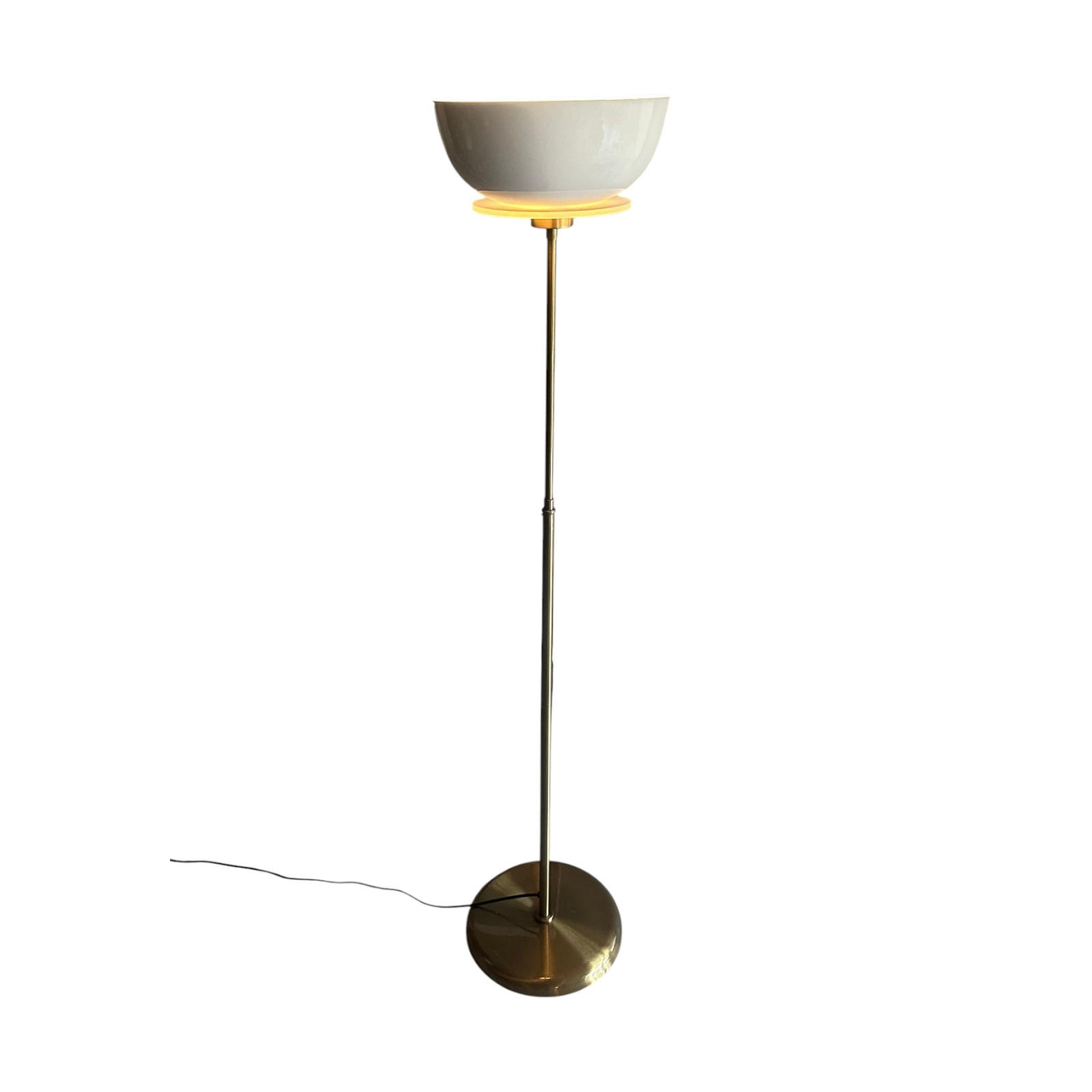 STEHLAMPE Kelan 160 Cm - Weiß, Metall (30/30/160cm) - Bamyum
