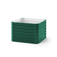 HOCHBEET Grün 90 x 90 cm - Grün, Metall (90/60/90cm) - OK-Living