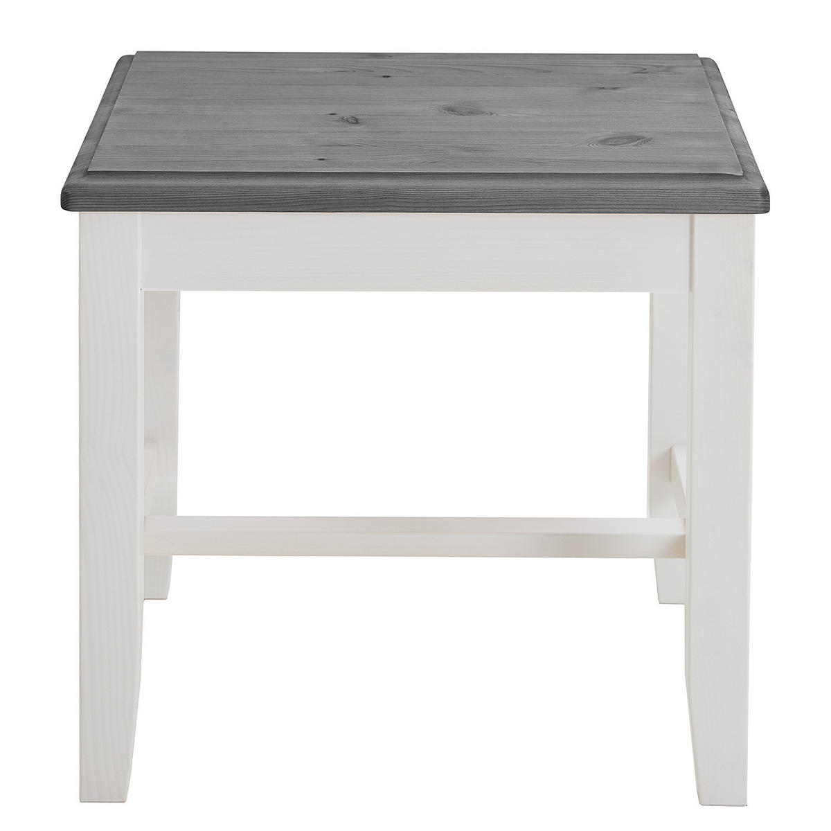 HOME24 Massiver Hocker Bergen - Kieferfarben, Holz (50/45/41cm) - home24