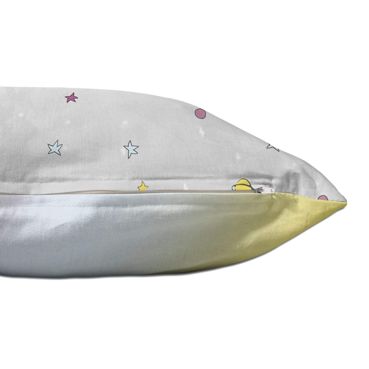 KISSENBEZUG univers 50x30 cm mehrfarbig - Multicolor, Textil (50/30cm) - Happy Friday