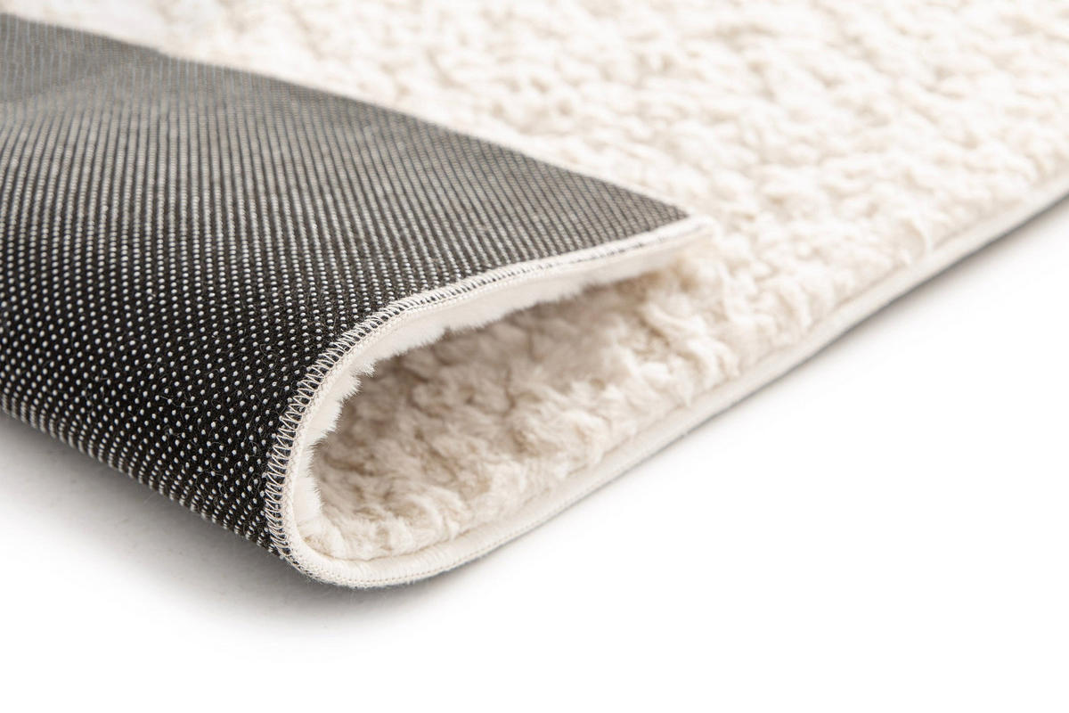 TEPPICH, Ultraweicher im zeitgenössischen Stil weiß - Weiß, Textil (120/160cm) - AFK Living
