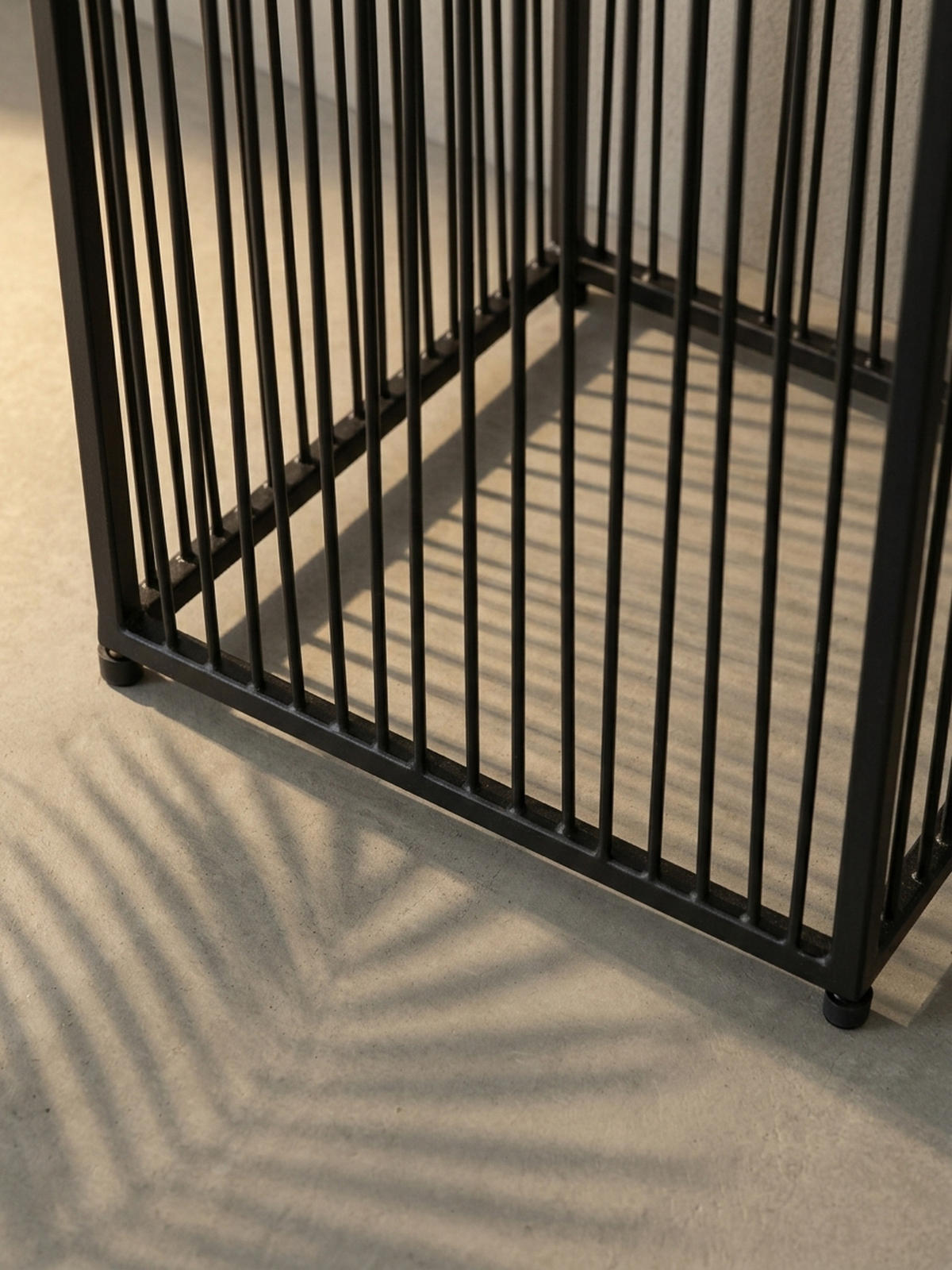 PFLANZKÜBEL 2er Set Metall Schwarz mit Gestell quadratisch - Schwarz, Metall (22/50cm) - KADIMA DESIGN