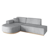 ECKSOFA Ottomane Links ARRIO-L1 - 243x171x83 cm Grau - Grau, Holzwerkstoff/Textil (243/171cm) - ALTDECOR