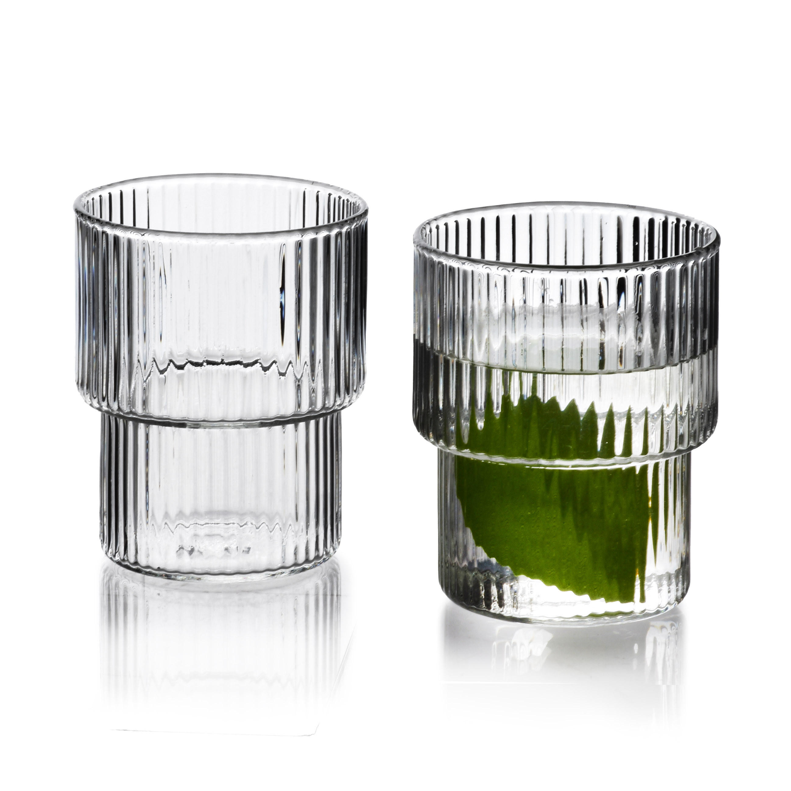 GLÄSER Ella 4er Set transparent 8/7/10 cm Glas - Transparent, Glas - Mondex