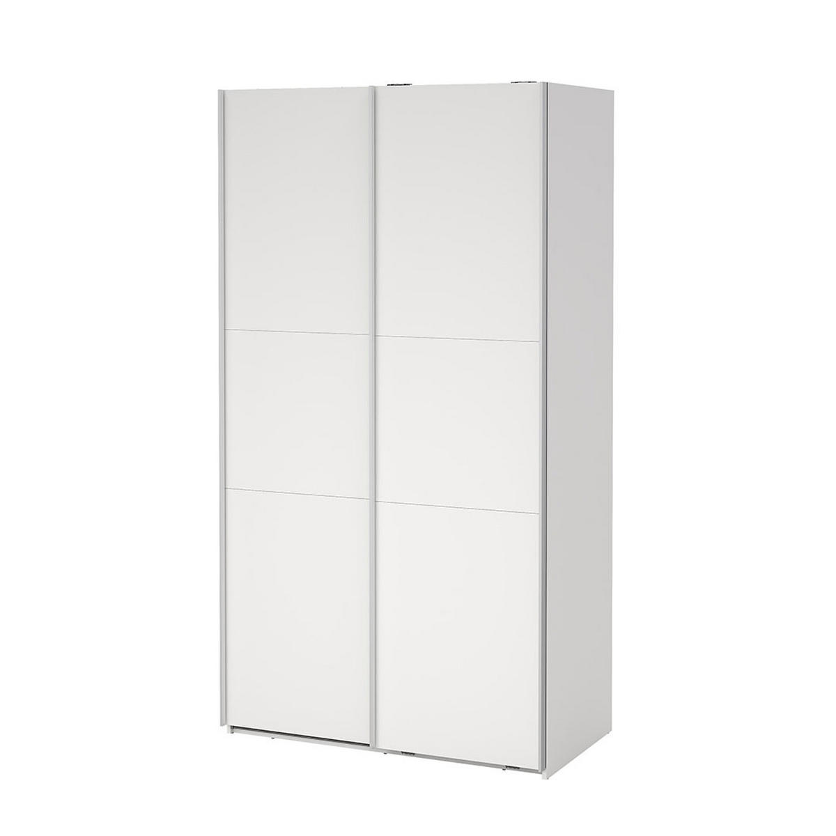 SCHIEBETÜRENSCHRANK, Como, Weiß, Holzwerkstoff, 119 x 67 x 221 cm - Weiß, Holzwerkstoff (119/221/67cm) - ebuy24