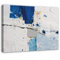 LEINWANDBILD Abstrakt Morceau Grau 60x40 cm - Multicolor, Holzwerkstoff (60/40cm) - Wallarena