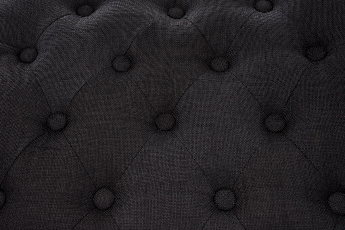 BARHOCKER Dubai, Gestell Metall in Chromoptik, STOFF schwarz, - Chromfarben/Schwarz, Textil/Metall (52/100/55cm) - TPFLiving