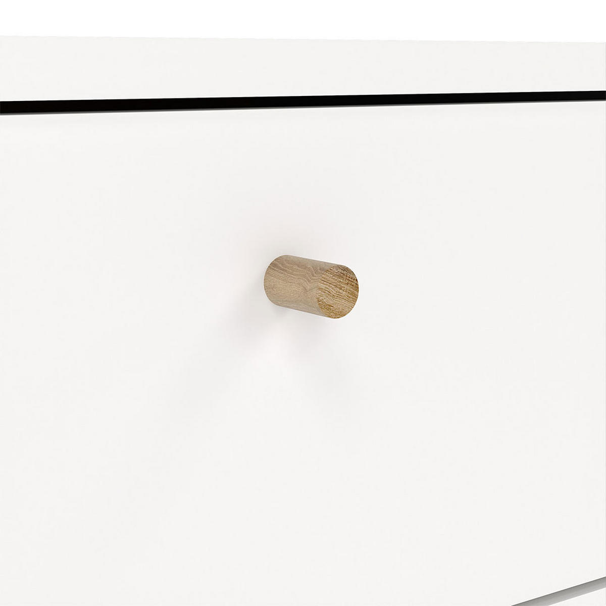 NACHTTISCH, Bodo, Weiß, Holzwerkstoff, 51 x 40 x 73 cm - Weiß, Holzwerkstoff (51/73/40cm) - ebuy24