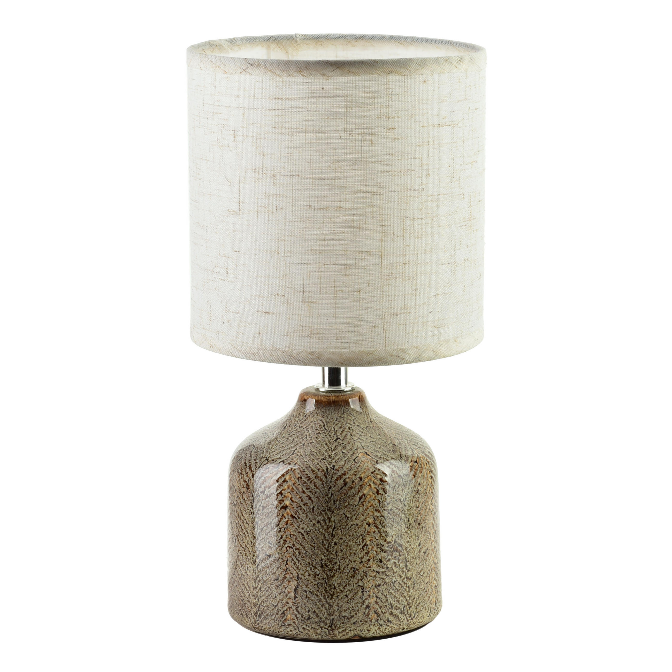 TISCHLAMPE Leti Grau 10/14/28.5 cm Keramik - Braun, Keramik (10/14/28.5cm) - Mondex