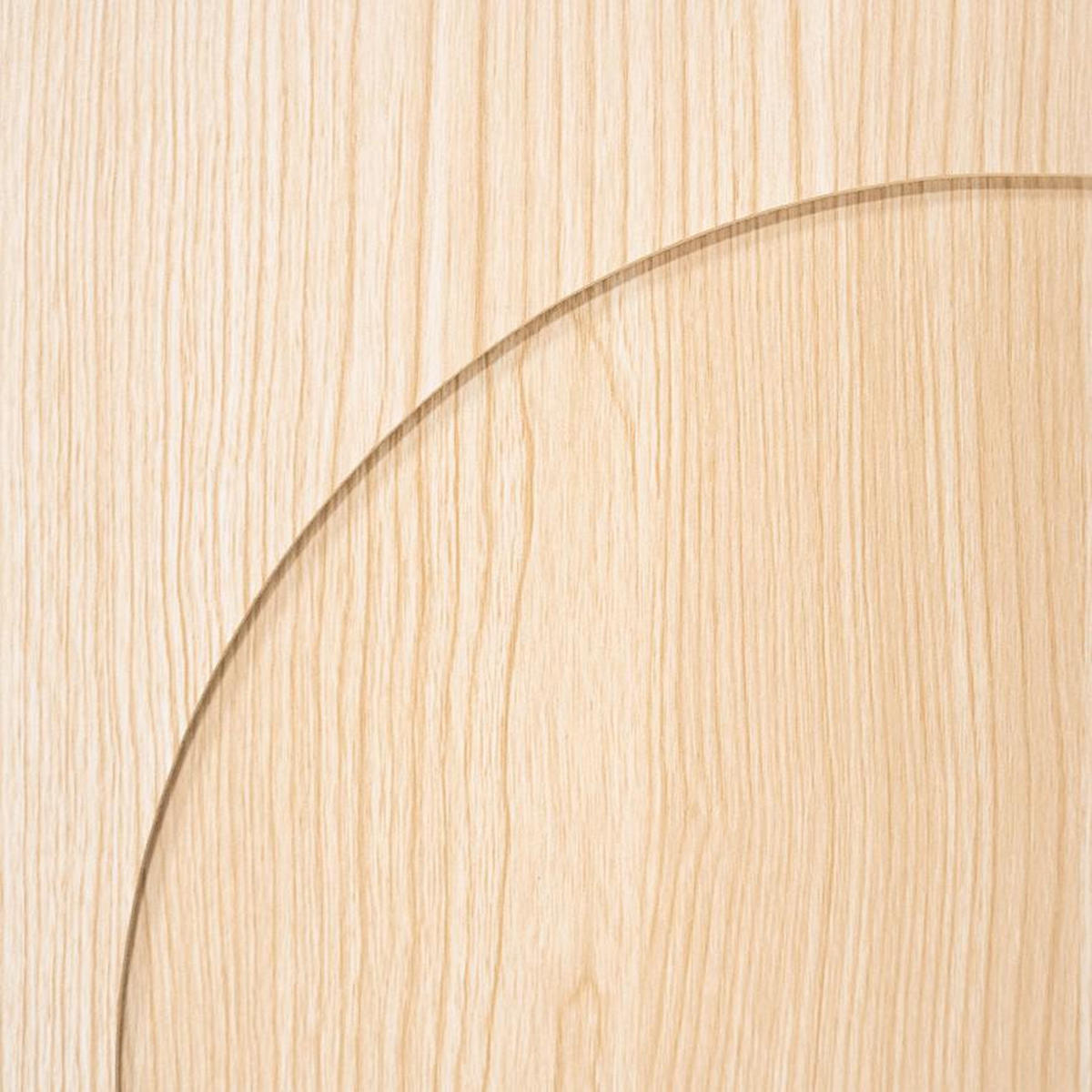 TV-LOWBOARD NOLAN Eichenholzfarbe stil Skandinavischer - Beige/Goldfarben, Holz/Metall (40/60/140cm) - Sicaan