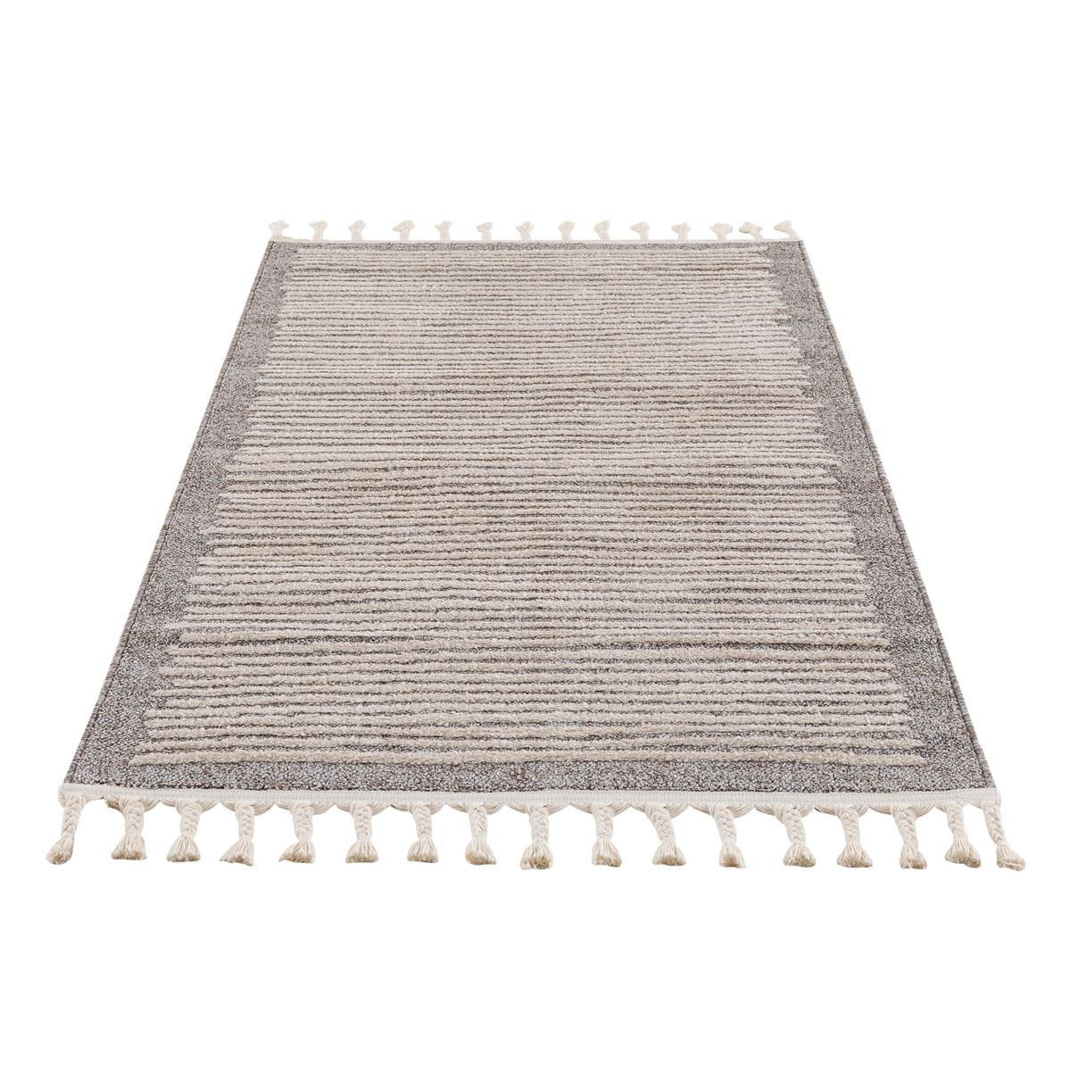 KURZFLOR-TEPPICH Art 2231 Mocca 80x150 cm - Braun, Textil (80/150cm) - carpet city