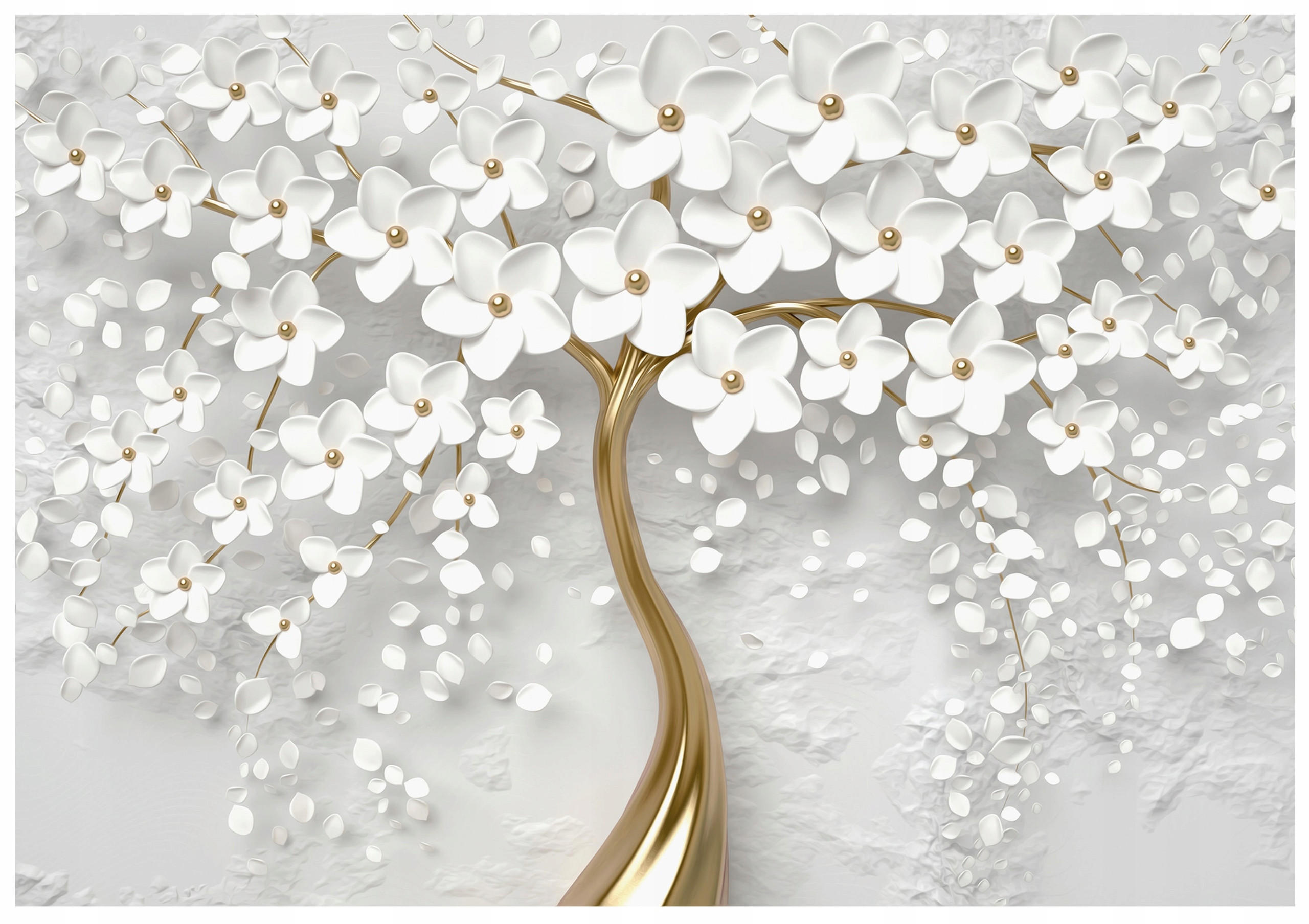 FOTOTAPETE 3D Effekt Blumen Vliestapete 200x140 - Multicolor, Papier (200/140cm) - Wallarena